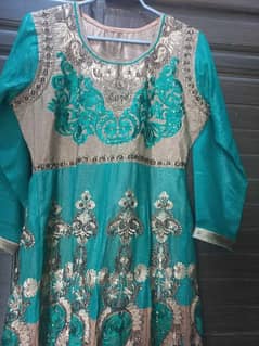 Indian shifoon 3pc full Embroidered maxi