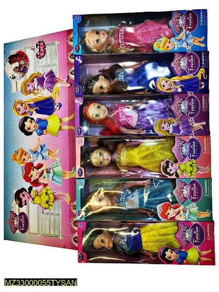 Disney Queen Dolls pack of 6 1