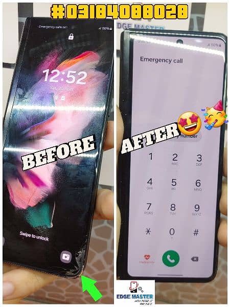 Glass crack Change SamsungS8 S9 S10 S20 S21 S22 Note20Ultra S23 ultra 2