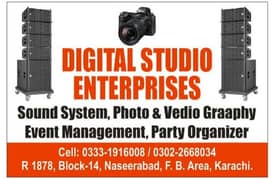 laptops, sound system, video and photography,SMD,for rental .