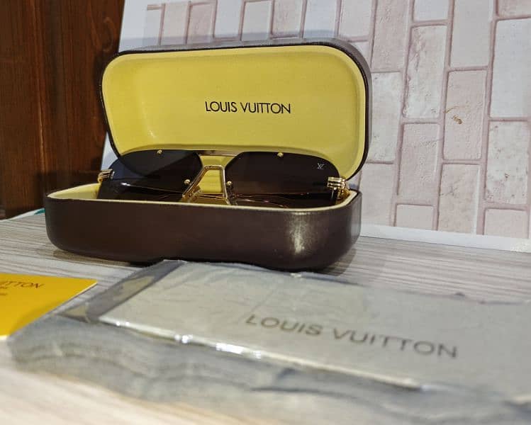 Louis Vuitton Metal LV Ash Sunglasses Z1261W Gold 4