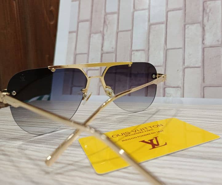 Louis Vuitton Metal LV Ash Sunglasses Z1261W Gold 7