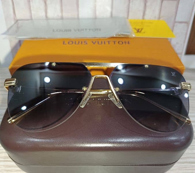 Louis Vuitton Metal LV Ash Sunglasses Z1261W Gold 8