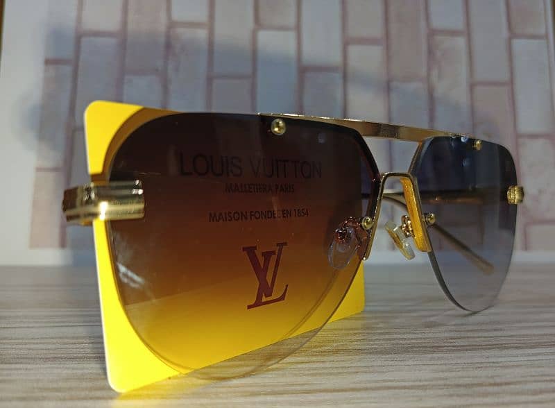 Louis Vuitton Metal LV Ash Sunglasses Z1261W Gold 9
