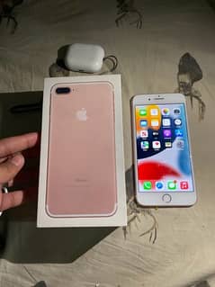 iPhone 7+ 128gb PTA Approved with box 2 problems