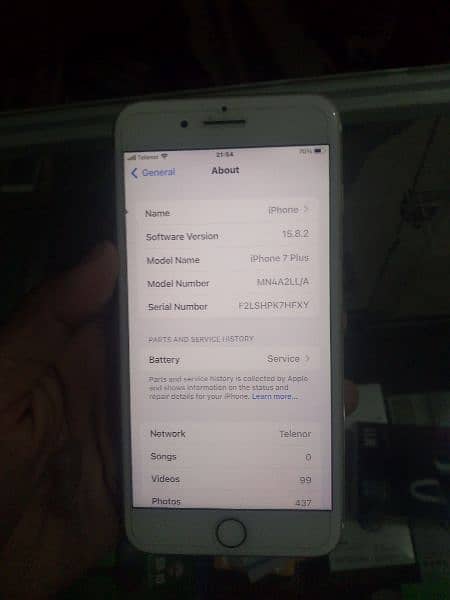 Iphone 7plus 128Gb Pta Approved with cable 4