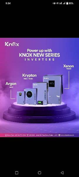 Knox Argon 3kw pv 4000 hybrid solar inverter 1