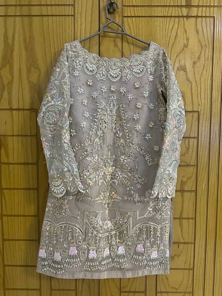 Beautiful embroidered 3 piece suit for sale 0