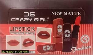 Pack of 6 Lipsticks Delieverable