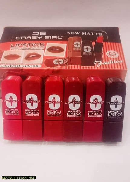 Pack of 6 Lipsticks Delieverable 1
