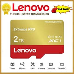 Lenovo Memory card 2tb / 2000gb SSD card  unlimited data storage