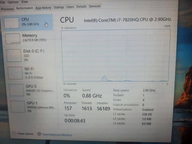 i7 - 7th Gen Dell latitude laptop HQ processor dedicated grapic card 6
