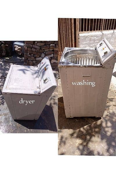 washing machine and drayer machine. 2