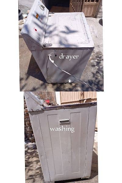 washing machine and drayer machine. 6