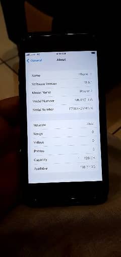 Iphone 7 Black Colour 128Gb Non Fingerprint