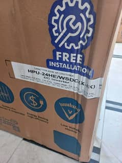 Haier 2 ton inverter cabinet. latest wifi model.