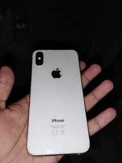iphone xs with charger & box 64 gb battery on service