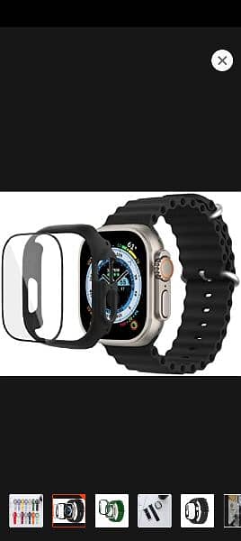 Smart watch strap and watch cover in very low rate order now 3