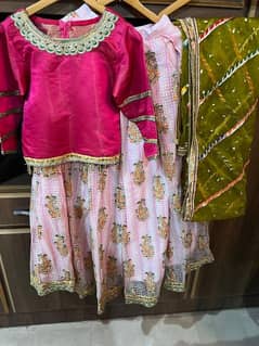 orgenza lehnga with kartan silk cholli and net dupatta