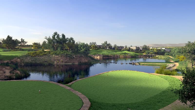 Urgent Sale 10 Marla Plot Golf Course Facing in Eighteen Islamabad 0