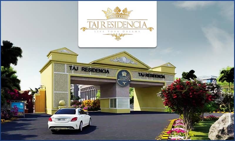 8 Marla Plot File For Sale In Taj Residencia On Installments On Discounted Down Payment Of 7.35 Lacs 0