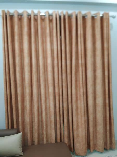 sofa cum bed & matching curtains 0