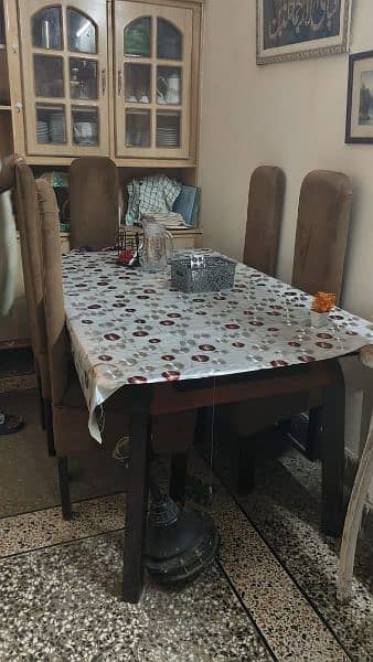 dining table 6 seater glass table 0