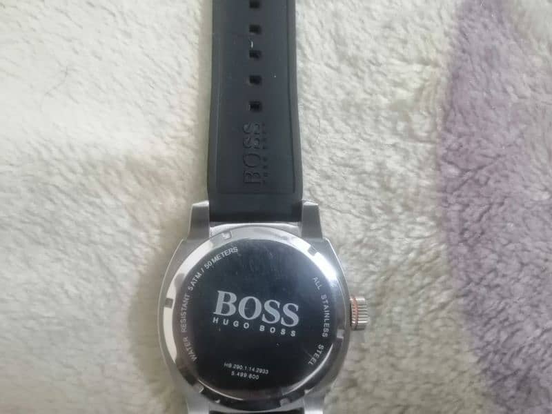 Boss watch more weight than Casio 3