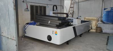 Fiber laser cutting Machine (1500watt) complete running setup for sale 0