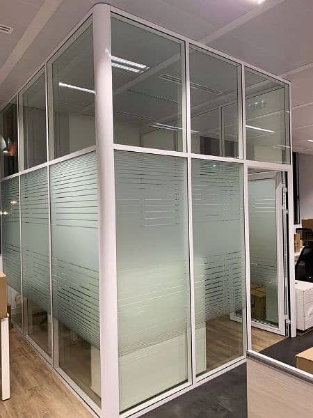 windows and doors U-PVC, office Partition wall 11