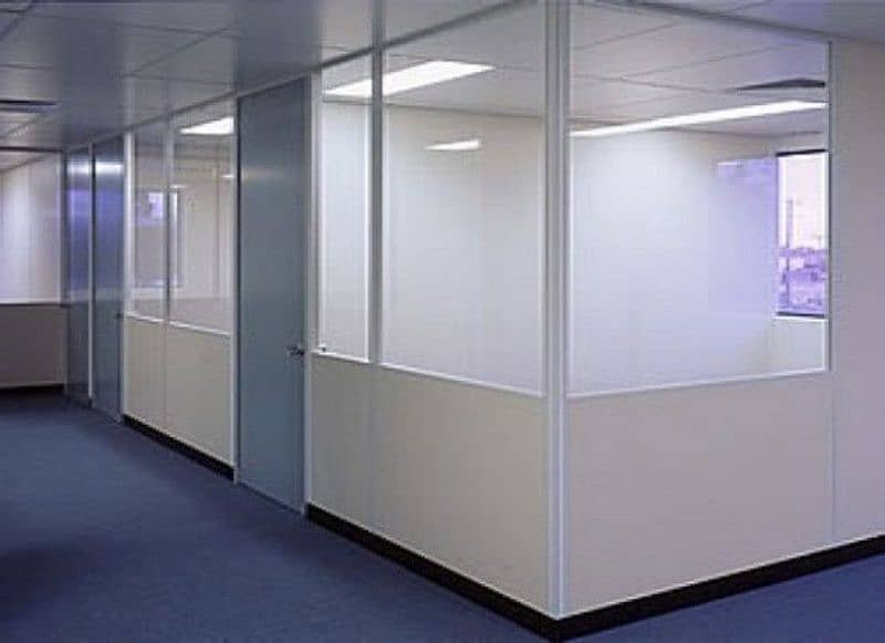 windows and doors U-PVC, office Partition wall 14