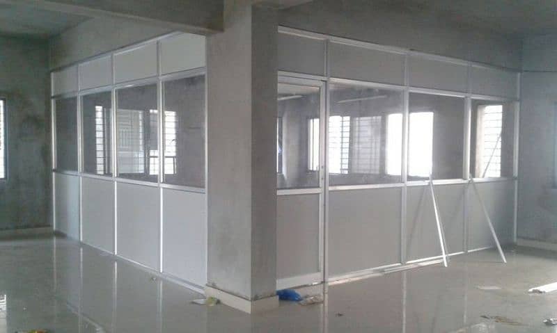 windows and doors U-PVC, office Partition wall 16