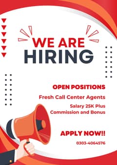 Fresh Call Center Agents Required in Lahore (Night Shift)