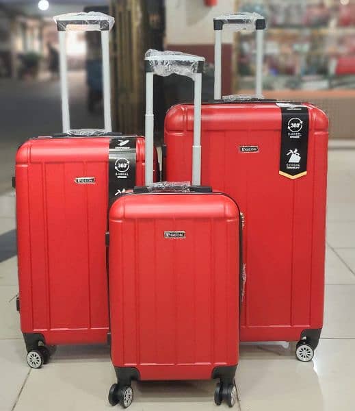 Luggage - Travel bags - Hardtop Fiber - Unbreakable Suitcase - Travel 3