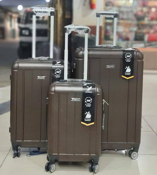 Luggage - Travel bags - Hardtop Fiber - Unbreakable Suitcase - Travel 7