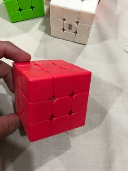 3x3 Forced rubiks cube one colour rubiks cube 1