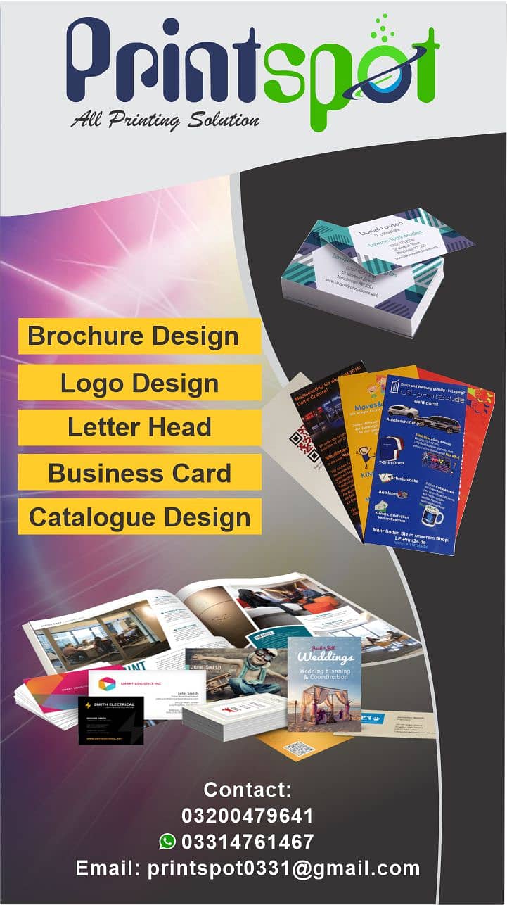 We offer all kinds of printing services of the highest quality 2
