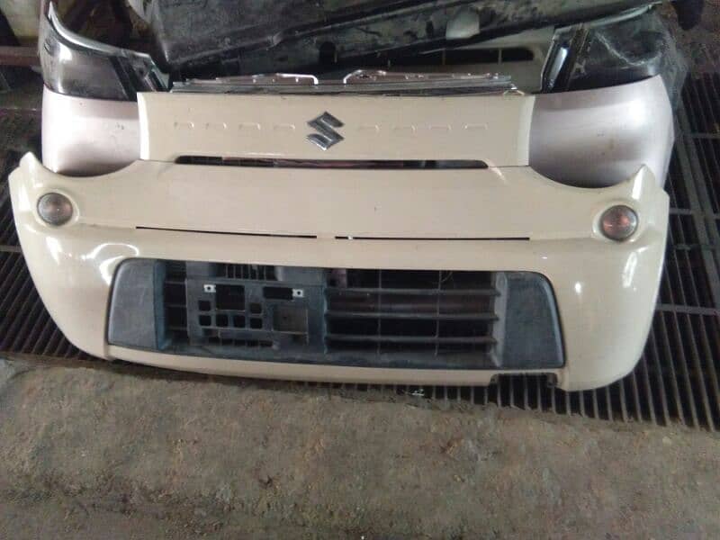 Nissan mocco front bumper lights and side mirror 3