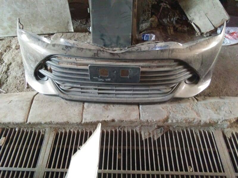 Nissan mocco front bumper lights and side mirror 7