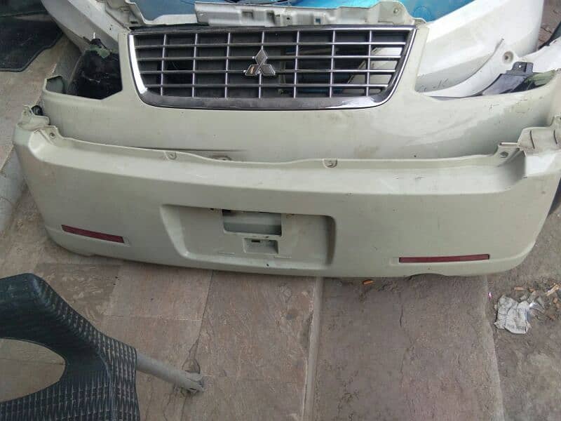 Nissan mocco front bumper lights and side mirror 9