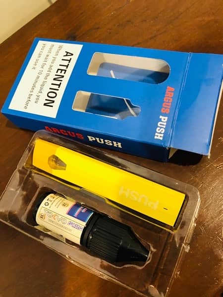 argus Push Vape / pod with free tokyo falvour and charger 1