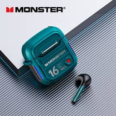 Lenovo Monster XKT16 Earphones Wireless TWS Noise Reduction Earbuds