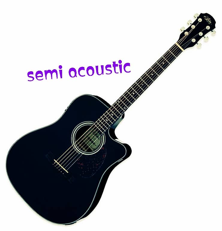Semi acoustic guitar for sale. 0