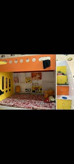 triple bed bunker bed with kids almira