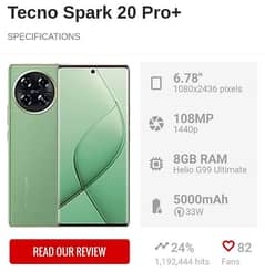 Tecno spark 20 pro plus