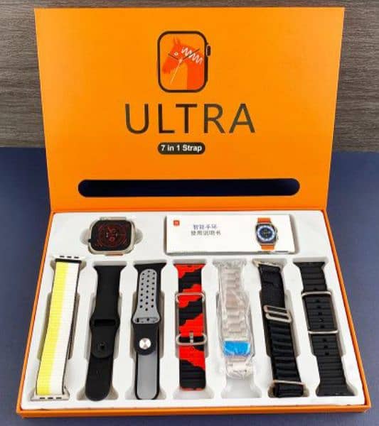 ultra 7in1 smart watch box sealed 0