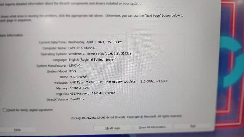 Lenovo Legion Slim 5, Rtx 4060, Ryzen 7 7840HS Brand New Gaming Laptop 11