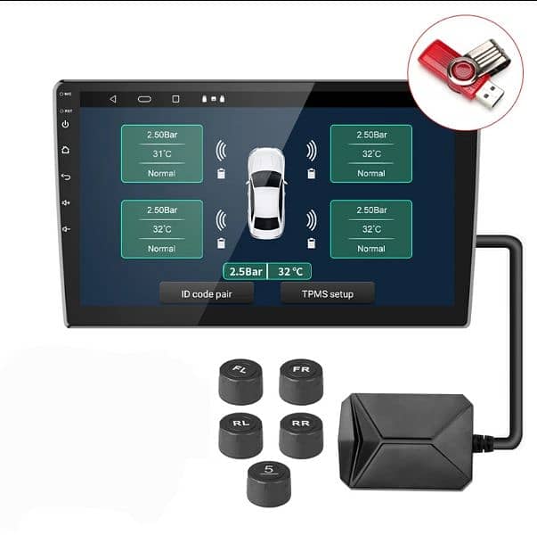 TPMS sensors kit JMCQ Brand (android support) BRAND NEW 0