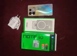 Infinix Note 40 complete box