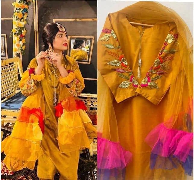 Sale Sale Sale " 3 Pcs Woman's Stitched Katan Silk Suit " 0